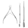 Half Club/ Self Nail Nail Removal Sten Gel 3 Types Cuticle Pusher Nipper / 하프클럽/ 셀프 손톱 네일 제거 스텐 젤 3종 큐티클 푸셔 니퍼
