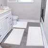 Pauwer Bathroom Rug Set - 3 Piece Shower Mats with