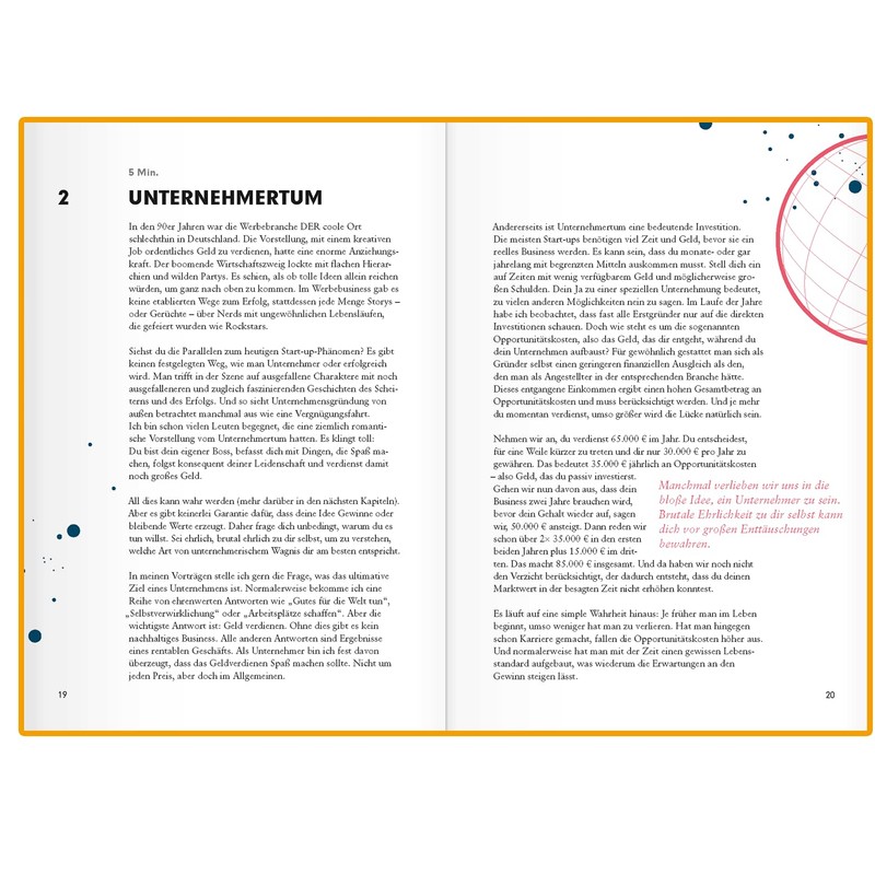 LEUCHTTURM1917 363841 Start-up Journal, Hardcover, 294 Numbered Pages, German, Rising