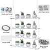 ZerzSemp 4-Tier Floating Acrylic Plant Shelf – Each Tier 16
