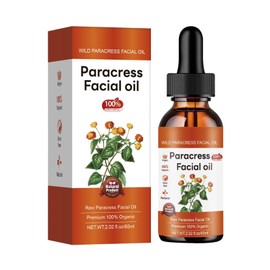 Generic 100% Organic Paracress Facial Oil - Anti-Aging Moisturizing Essential for Wrinkle Reduction, Hydration, Brightening, and Skin Glow 2.02 fl.oz
