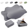 Hahafelt 2 Pcs Cooling Cervical Neck Pillowcase with Envelope Closure