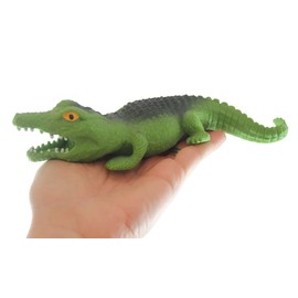 Set of 2 Sand Filled Alligator Crocodile - Moldable Sensory, Stress, Squeeze Fidget Toy ADHD Special Needs Soothing Croc