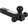 MaxxHaul 70270 Trailer Hitch Hollow Shaft Triple Ball Mount - Black