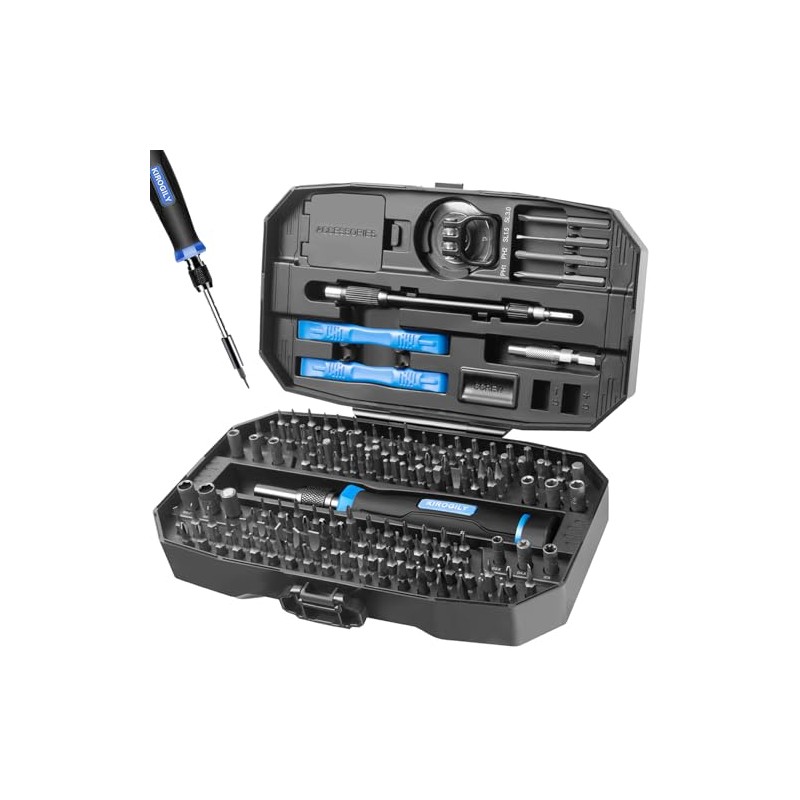 KIROGILY Juego de Desarmadores, Kit de Desarmadores para PC 154