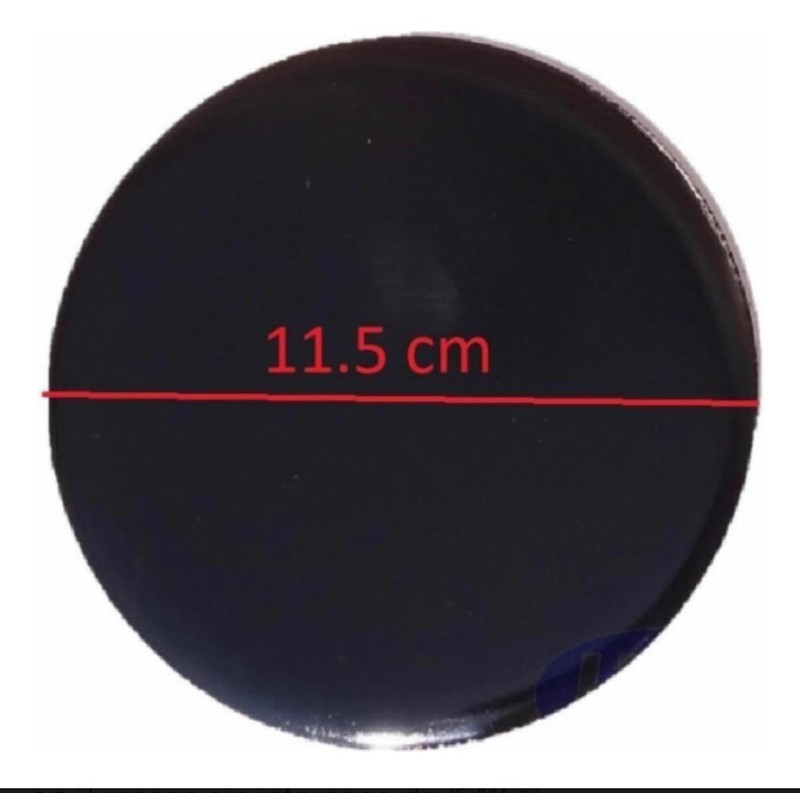 Kit de 6 Tapas Negras para Quemador Acrs Whrpool