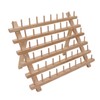 60 Spools Wooden Thread Rack DIY Easy Storage Safe Eco