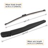 Rear Wiper Arm Blade Replacement for Ford Explorer 2011-2023,Escape 2013-2023,2015-2019