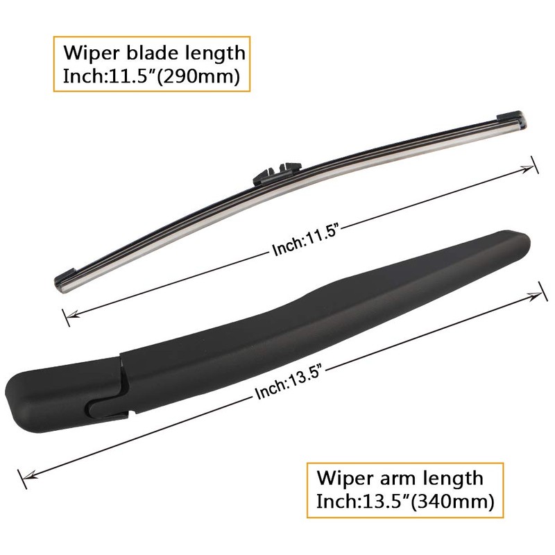 Rear Wiper Arm Blade Replacement for Ford Explorer 2011-2023,Escape 2013-2023,2015-2019