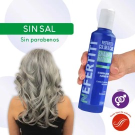Shampoo Matizador Plata Y Beige Sin Sal Sin Parabenos Nefertiti 300ml                                                                                 