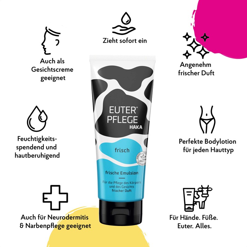 Haka Udder Cream with lightly freshness boost 200 ml