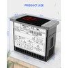 Fit for Dixell XR06CX-4N1F1 Temperature Controller with Temperature Sensing Probe，Digital