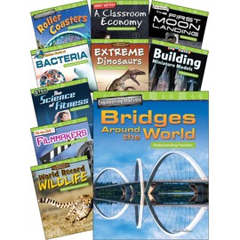 Teacher Created Materials 30057 Fractions and Decimals for Fifth Grade, 10-Book Set, Grade (Mathematics in the Real World)