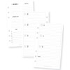 Carpe Diem by Simple Stories Personal Horizontal Format Weekly Planner Inserts