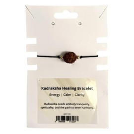 Rudraksha Healing Bracelet, Black