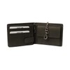 Chain Wallet Landscape Format, dark brown, Vintage