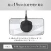 Owtec OWL-MW01-BK Magnetic Wireless Charger with Smartphone Ring, Thickness: Approx.
