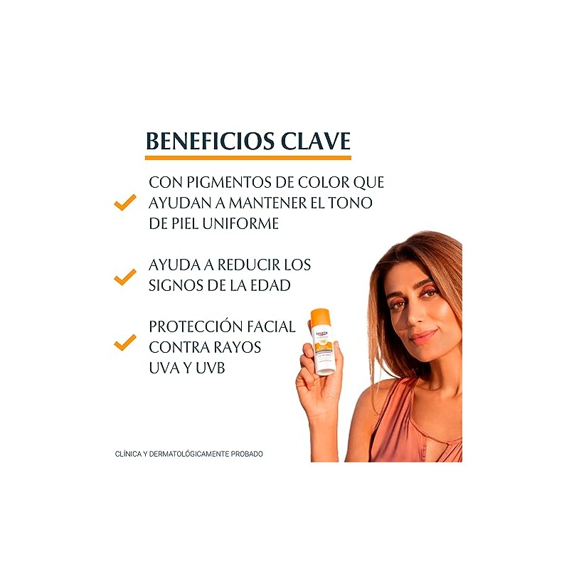 Eucerin Protector Solar Facial Fps 50 Cc Cream Tono Claro,