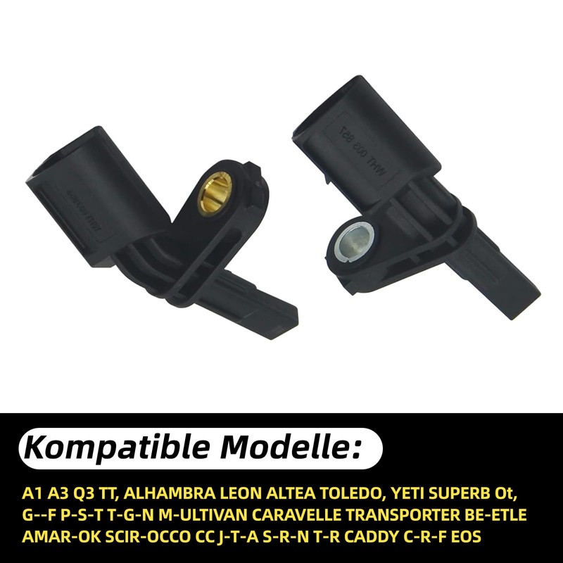 2 x ABS Sensor Speed Sensor Front Rear Left Right