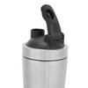 Protein Shaker Bottle with Scale Portable Stainless Steel Double Section