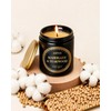 AOOVOO Scented Candles for Men - Mahogany Teakwood Scent, Women