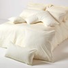 Homescapes Egyptian Cotton Cream Body Pillow Case 100% Cotton 200