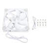 PC Case Fan 120mm PWM Intelligent Control MFDB Bearing Case