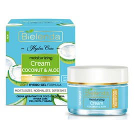 Hydra Care Coconut and Aloe Moisturizing Light Cream for Combination Skin Bielenda