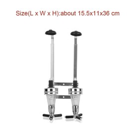 CALIDAKA 2-Bottle Liquor Dispenser,Alum