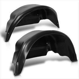 2Pcs Rear Wheel Well Guards Covers Inner Fender Mud Flaps Compatible with 15-19 Ford F150
