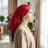 Fnuqz 3 Pcs Dreadlock Cap Long Loc Cap Braid Hair