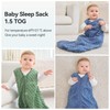 Unnivoll Fleece Baby Sleep Sack 0-6 Months with Plush Dots