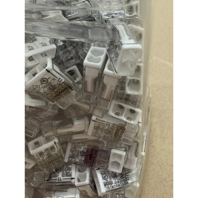 WAGO Wall-nuts 2-conductor # 2773-402 (300 Qty)