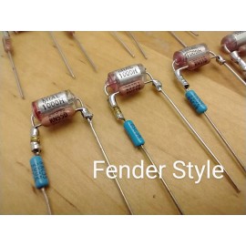 916 Pickups - (1pc) Fender Style Treble Bleed Circuit Volume Mod. Foil Cap