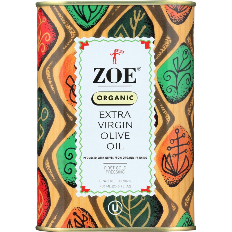 Zoe, Organic Extra Virgin Oil Olive, 25.5 Ounce