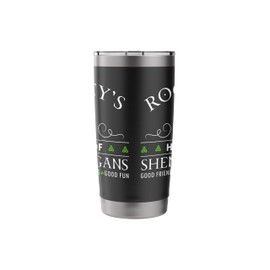 Rooney Irish Family Name House of Shenanigans Stainless Steel Insulated Tumbler