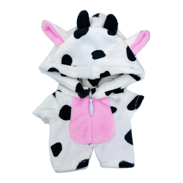 niannyyhouse 10cm Plush Doll Clothes Dinosaur Shark Onesies Loose Bodysuit