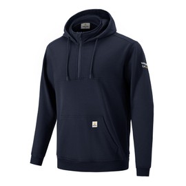 VANLENS FR Hoodies for Men 10.5oz Quarter-Zip Heavyweight FR Sweatshirt Men's Flame Resistant Hoodies