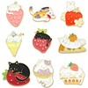 Junkin 9 Pieces Cat Pins Backpack Pins Kawaii Pins Cute