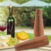 uxcell 10pcs Wine Bottle Protector Sleeves, 8.6 Inch Honeycomb Glass