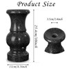 Cemetery Vase, Turned Round Granite Grave Vase Memorial Stone Vases