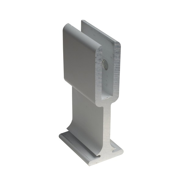 Regency Mounting Bracket for Benching Privacy Dividers, Silver