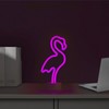 Northlight LED Flamingo Neon Style Table Light - 11.5" -