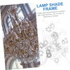 Gatuida 20Pcs Lampshade Fixators Durable DIY Holders for Home Office