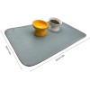 MEOWVELY Cat & Dog Food Mat, Waterproof, Semi-Enclosed, Easy to