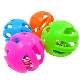 Bonka Bird Toys 1409 4 Foraging Bird Toy Balls Cockatiel Parakeet Toys cage Cages Parrot Budgie cat