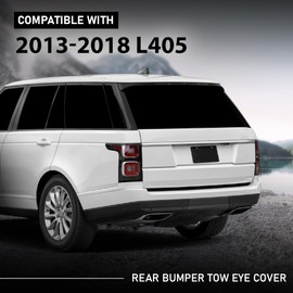 G-PLUS Rear Bumper Hitch Receiver Cover Tow Eye Compatible with Range Rover L405 2013-2018 (After June 2013)