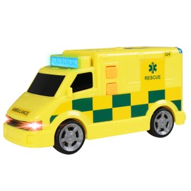 Halsall Toys Europe Ltd Teamsterz Small Light & Sound UK Ambulance | Kids Emergency Medic Rescue Toy Vehicle Great For Children Aged 3+