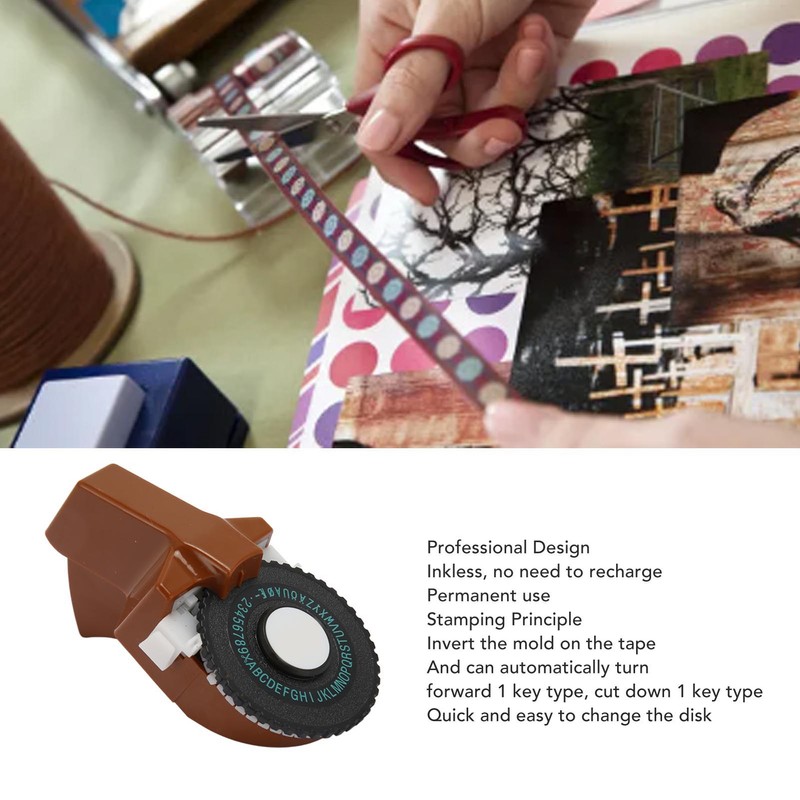 Embossing Label Maker Multipurpose Portable Embossing Label Maker Machine with