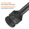 sourcing map 10mm Hex Impact Bit Socket H10 1/2" CR-MO